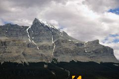 07-S Mount Murchison North in Summer From Beyond Saskatchewan River Crossing On Icefields Parkway